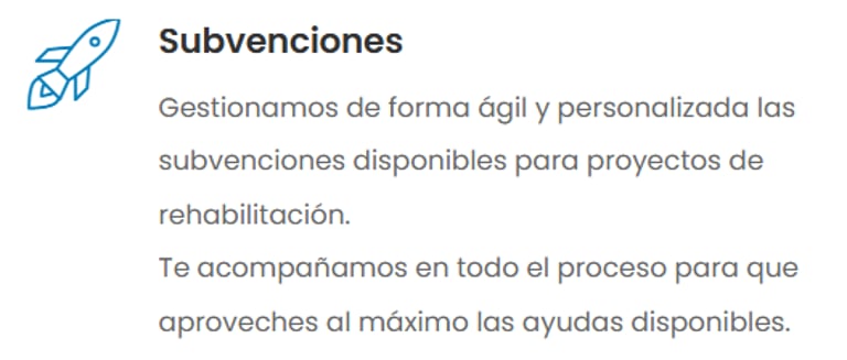 Gestión de subvenciones